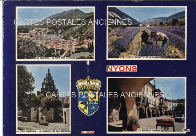 Cartes postales anciennes > CARTES POSTALES > carte postale ancienne > cartes-postales-ancienne.com Auvergne rhone alpes Drome Nyons