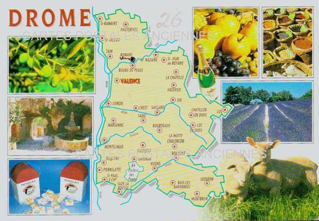 Cartes postales anciennes > CARTES POSTALES > carte postale ancienne > cartes-postales-ancienne.com Auvergne rhone alpes Drome Valouse