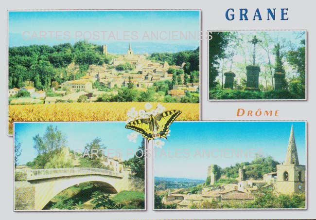 Cartes postales anciennes > CARTES POSTALES > carte postale ancienne > cartes-postales-ancienne.com Auvergne rhone alpes Drome Grane