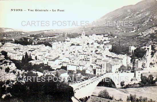 Cartes postales anciennes > CARTES POSTALES > carte postale ancienne > cartes-postales-ancienne.com Auvergne rhone alpes Drome Nyons