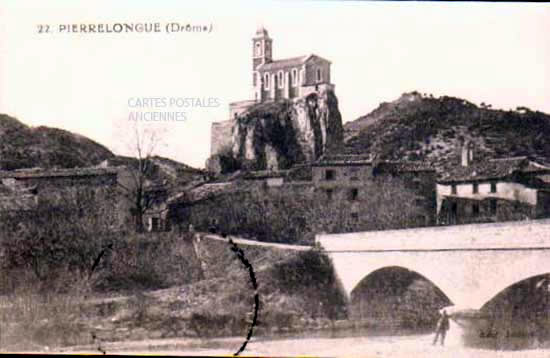 Cartes postales anciennes > CARTES POSTALES > carte postale ancienne > cartes-postales-ancienne.com Auvergne rhone alpes Drome Pierrelongue