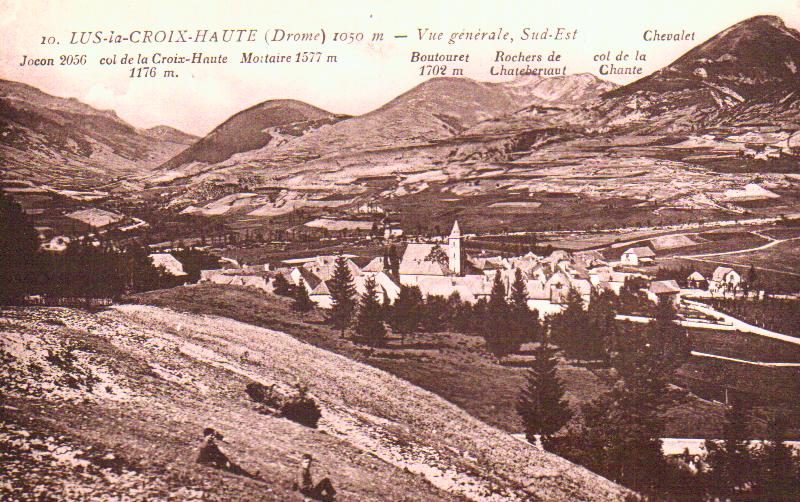 Cartes postales anciennes > CARTES POSTALES > carte postale ancienne > cartes-postales-ancienne.com Auvergne rhone alpes Drome Lus La Croix Haute