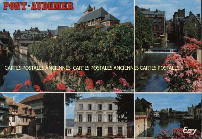 Cartes postales anciennes > CARTES POSTALES > carte postale ancienne > cartes-postales-ancienne.com Normandie Eure Pont Audemer