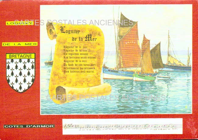 Cartes postales anciennes > CARTES POSTALES > carte postale ancienne > cartes-postales-ancienne.com Eure  Loguivy De La Mer
