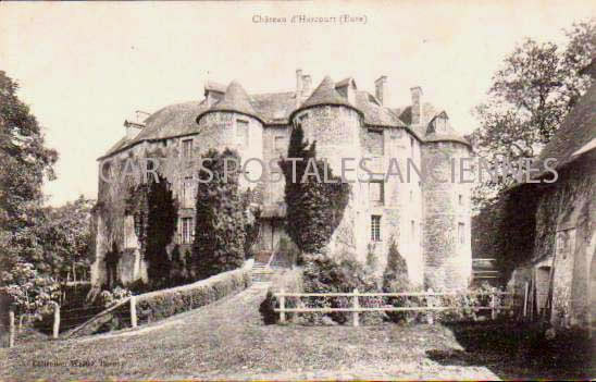 Cartes postales anciennes > CARTES POSTALES > carte postale ancienne > cartes-postales-ancienne.com Eure  Harcourt