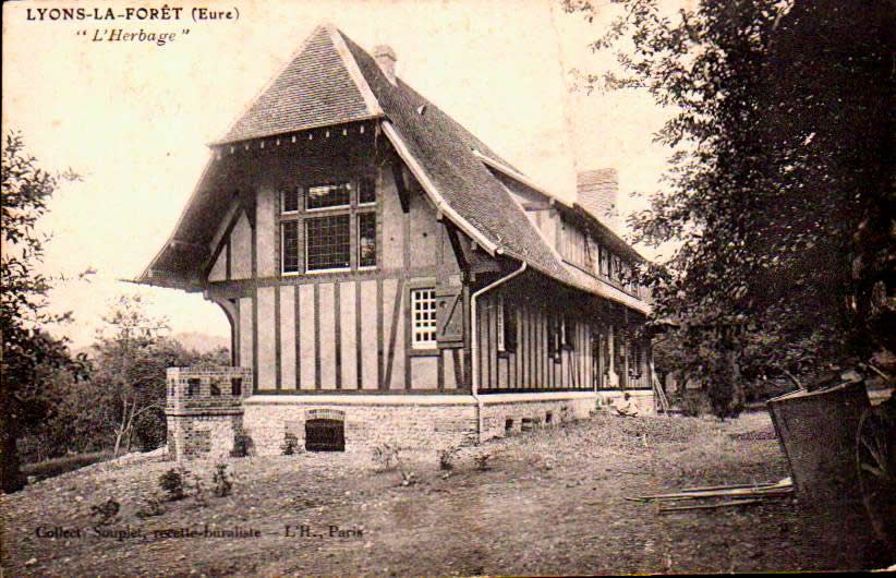 Cartes postales anciennes > CARTES POSTALES > carte postale ancienne > cartes-postales-ancienne.com Normandie Eure Lyons La Foret