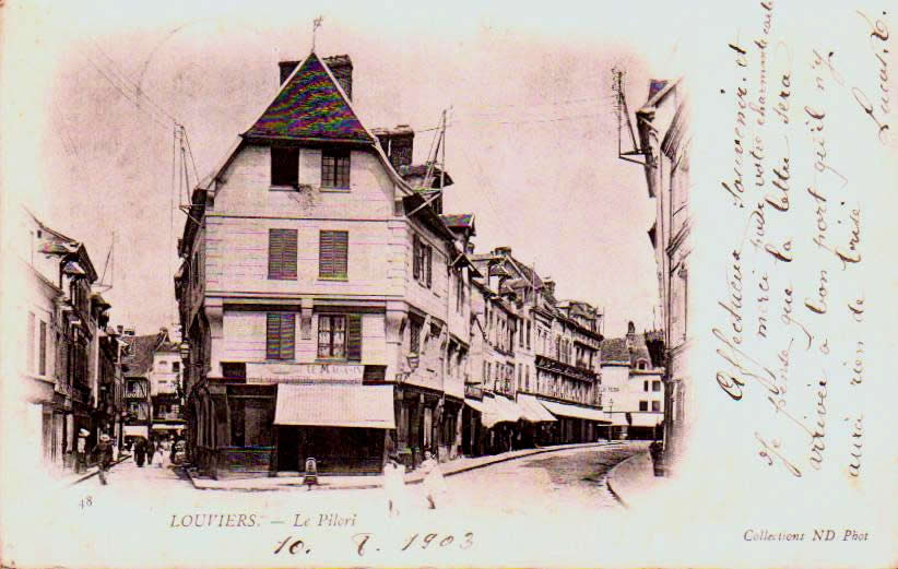 Cartes postales anciennes > CARTES POSTALES > carte postale ancienne > cartes-postales-ancienne.com Eure  Louviers
