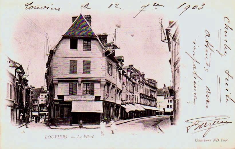 Cartes postales anciennes > CARTES POSTALES > carte postale ancienne > cartes-postales-ancienne.com Normandie Eure Louviers