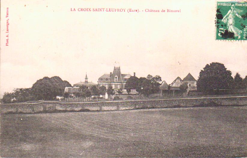 Cartes postales anciennes > CARTES POSTALES > carte postale ancienne > cartes-postales-ancienne.com Normandie Eure La Croix Saint Leufroy