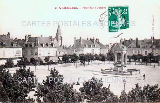 Cartes postales anciennes > CARTES POSTALES > carte postale ancienne > cartes-postales-ancienne.com Centre val de loire  Eure et loir Chateaudun