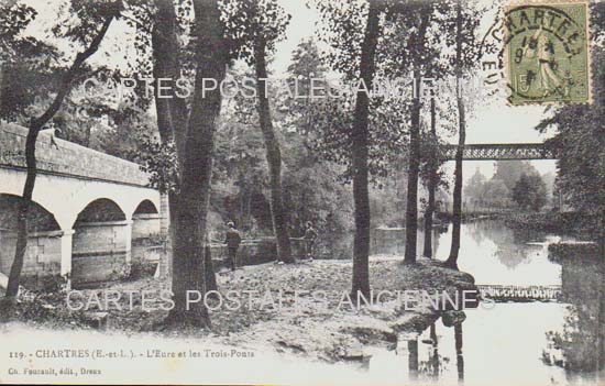 Cartes postales anciennes > CARTES POSTALES > carte postale ancienne > cartes-postales-ancienne.com Centre val de loire  Chartres