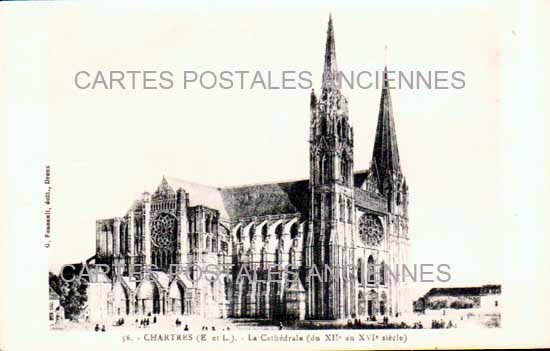 Cartes postales anciennes > CARTES POSTALES > carte postale ancienne > cartes-postales-ancienne.com Centre val de loire  Chartres
