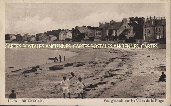 Cartes postales anciennes > CARTES POSTALES > carte postale ancienne > cartes-postales-ancienne.com Bretagne Finistere Brignogan Plage