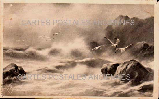 Cartes postales anciennes > CARTES POSTALES > carte postale ancienne > cartes-postales-ancienne.com Bretagne Finistere Brignogan Plage
