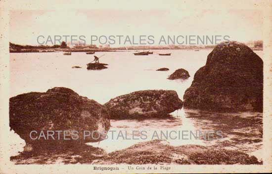 Cartes postales anciennes > CARTES POSTALES > carte postale ancienne > cartes-postales-ancienne.com Bretagne Finistere Brignogan Plage