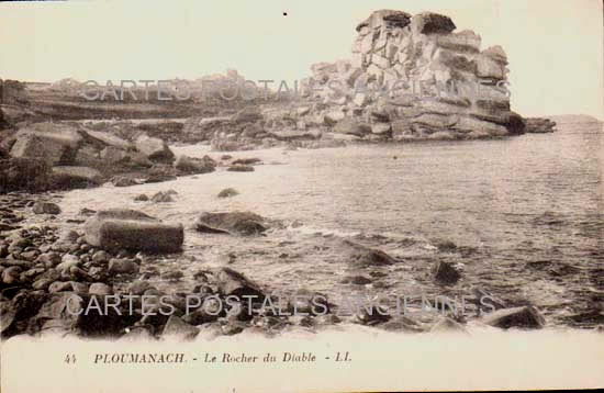 Cartes postales anciennes > CARTES POSTALES > carte postale ancienne > cartes-postales-ancienne.com Bretagne Finistere Brignogan Plage