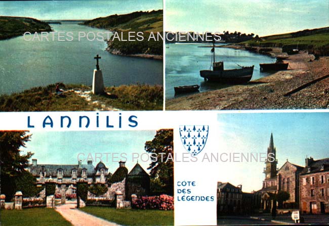 Cartes postales anciennes > CARTES POSTALES > carte postale ancienne > cartes-postales-ancienne.com Bretagne Finistere Lannilis