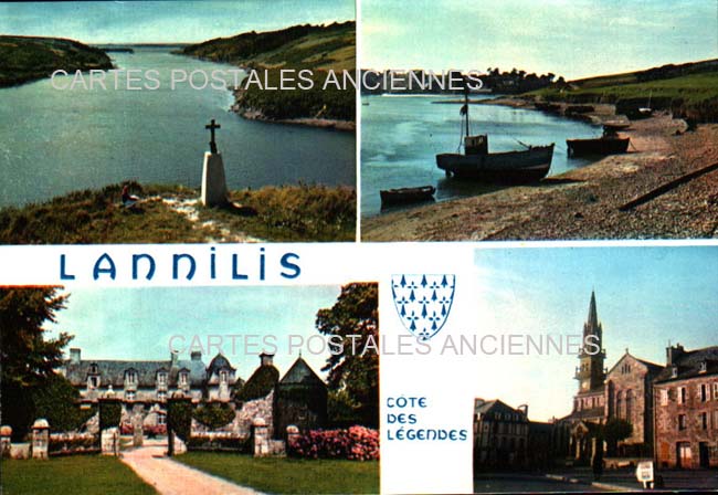 Cartes postales anciennes > CARTES POSTALES > carte postale ancienne > cartes-postales-ancienne.com Bretagne Finistere Lannilis
