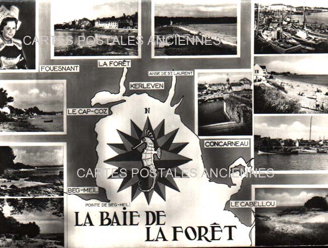 Cartes postales anciennes > CARTES POSTALES > carte postale ancienne > cartes-postales-ancienne.com Bretagne Finistere Fouesnant