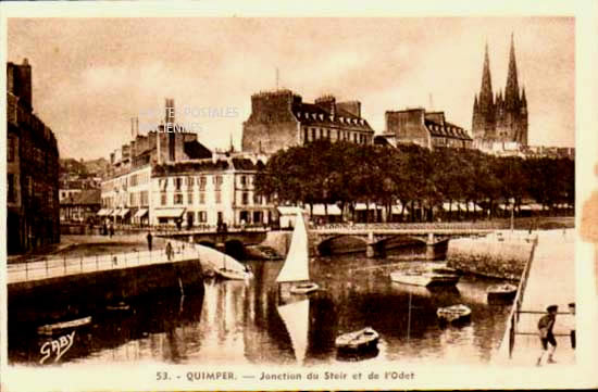 Cartes postales anciennes > CARTES POSTALES > carte postale ancienne > cartes-postales-ancienne.com Bretagne Quimper