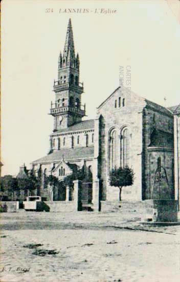 Cartes postales anciennes > CARTES POSTALES > carte postale ancienne > cartes-postales-ancienne.com Finistere  Lannilis