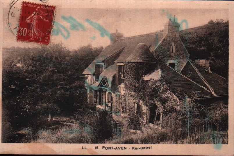Cartes postales anciennes > CARTES POSTALES > carte postale ancienne > cartes-postales-ancienne.com Finistere  Pont-Aven