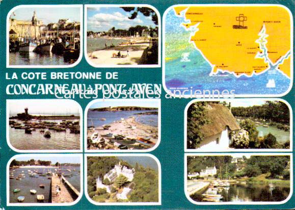 Cartes postales anciennes > CARTES POSTALES > carte postale ancienne > cartes-postales-ancienne.com Bretagne Nevez