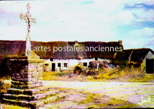 Cartes postales anciennes > CARTES POSTALES > carte postale ancienne > cartes-postales-ancienne.com Bretagne Finistere Plogastel Saint Germain