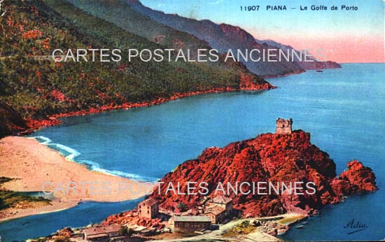 Cartes postales anciennes > CARTES POSTALES > carte postale ancienne > cartes-postales-ancienne.com Corse  Corse du sud 2a Piana