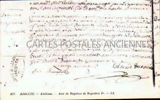Cartes postales anciennes > CARTES POSTALES > carte postale ancienne > cartes-postales-ancienne.com Corse  Ajaccio