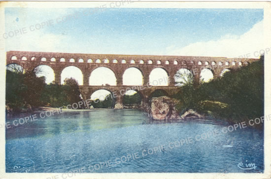 Cartes postales anciennes > CARTES POSTALES > carte postale ancienne > cartes-postales-ancienne.com Occitanie Gard Vers Pont Du Gard