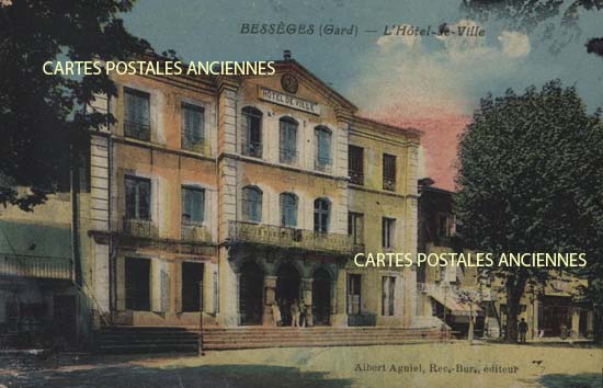 Cartes postales anciennes > CARTES POSTALES > carte postale ancienne > cartes-postales-ancienne.com Occitanie Gard Besseges