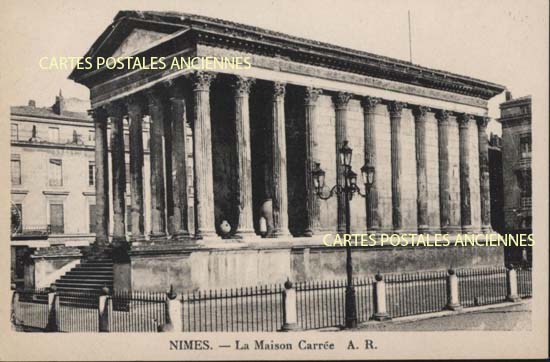 Cartes postales anciennes > CARTES POSTALES > carte postale ancienne > cartes-postales-ancienne.com Occitanie Gard Nimes