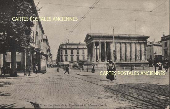 Cartes postales anciennes > CARTES POSTALES > carte postale ancienne > cartes-postales-ancienne.com Occitanie Gard Nimes