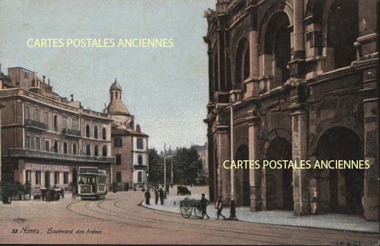 Cartes postales anciennes > CARTES POSTALES > carte postale ancienne > cartes-postales-ancienne.com Occitanie Gard Nimes