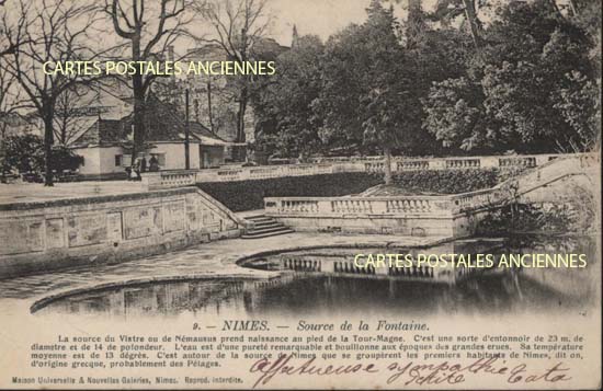 Cartes postales anciennes > CARTES POSTALES > carte postale ancienne > cartes-postales-ancienne.com Occitanie Gard Nimes