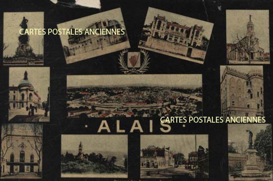 Cartes postales anciennes > CARTES POSTALES > carte postale ancienne > cartes-postales-ancienne.com Occitanie Gard Ales