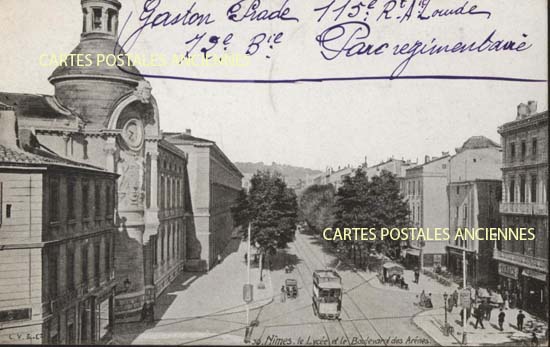 Cartes postales anciennes > CARTES POSTALES > carte postale ancienne > cartes-postales-ancienne.com Occitanie Gard Nimes