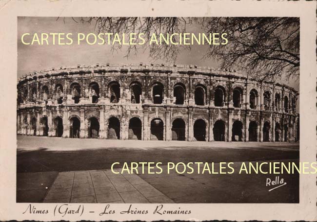 Cartes postales anciennes > CARTES POSTALES > carte postale ancienne > cartes-postales-ancienne.com Occitanie Gard Nimes