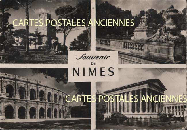 Cartes postales anciennes > CARTES POSTALES > carte postale ancienne > cartes-postales-ancienne.com Occitanie Gard Nimes