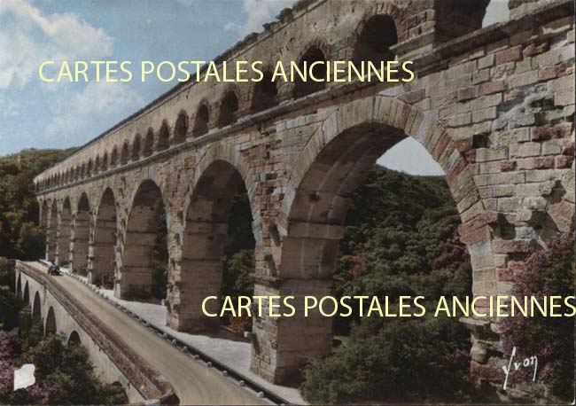 Cartes postales anciennes > CARTES POSTALES > carte postale ancienne > cartes-postales-ancienne.com Occitanie Gard Vers Pont Du Gard