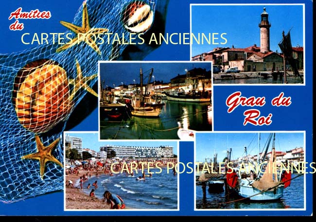 Cartes postales anciennes > CARTES POSTALES > carte postale ancienne > cartes-postales-ancienne.com Occitanie Gard Le Grau Du Roi