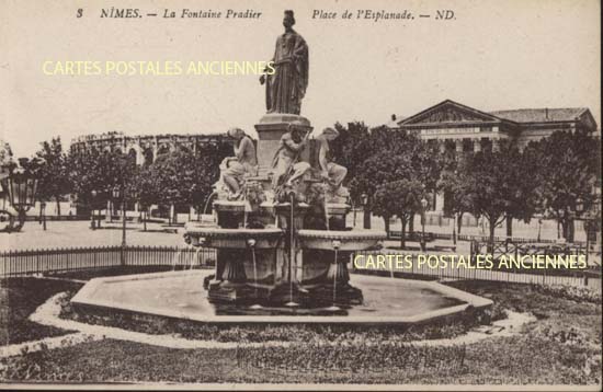 Cartes postales anciennes > CARTES POSTALES > carte postale ancienne > cartes-postales-ancienne.com Occitanie Gard Nimes