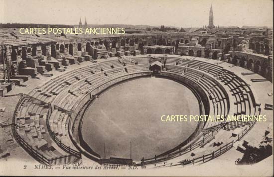 Cartes postales anciennes > CARTES POSTALES > carte postale ancienne > cartes-postales-ancienne.com Occitanie Gard Nimes