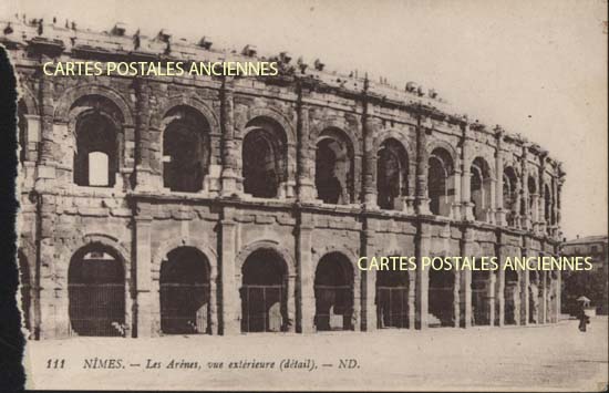Cartes postales anciennes > CARTES POSTALES > carte postale ancienne > cartes-postales-ancienne.com Occitanie Gard Nimes