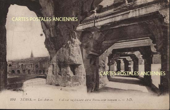 Cartes postales anciennes > CARTES POSTALES > carte postale ancienne > cartes-postales-ancienne.com Occitanie Gard Nimes