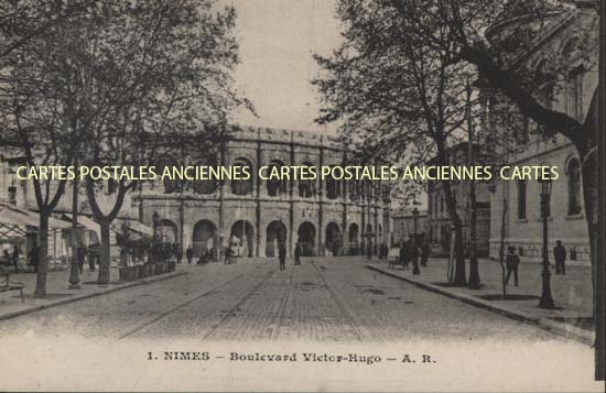 Cartes postales anciennes > CARTES POSTALES > carte postale ancienne > cartes-postales-ancienne.com Occitanie Gard Nimes