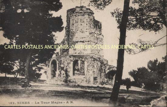 Cartes postales anciennes > CARTES POSTALES > carte postale ancienne > cartes-postales-ancienne.com Occitanie Gard Nimes