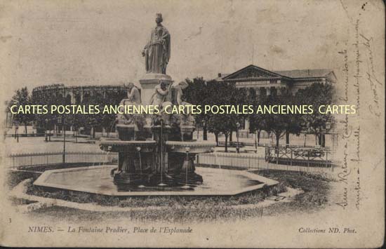 Cartes postales anciennes > CARTES POSTALES > carte postale ancienne > cartes-postales-ancienne.com Occitanie Gard Nimes
