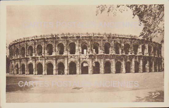 Cartes postales anciennes > CARTES POSTALES > carte postale ancienne > cartes-postales-ancienne.com Occitanie Gard Nimes